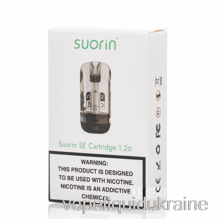 Vape Ukraine Suorin SE Replacement Pods 1.2ohm Pods